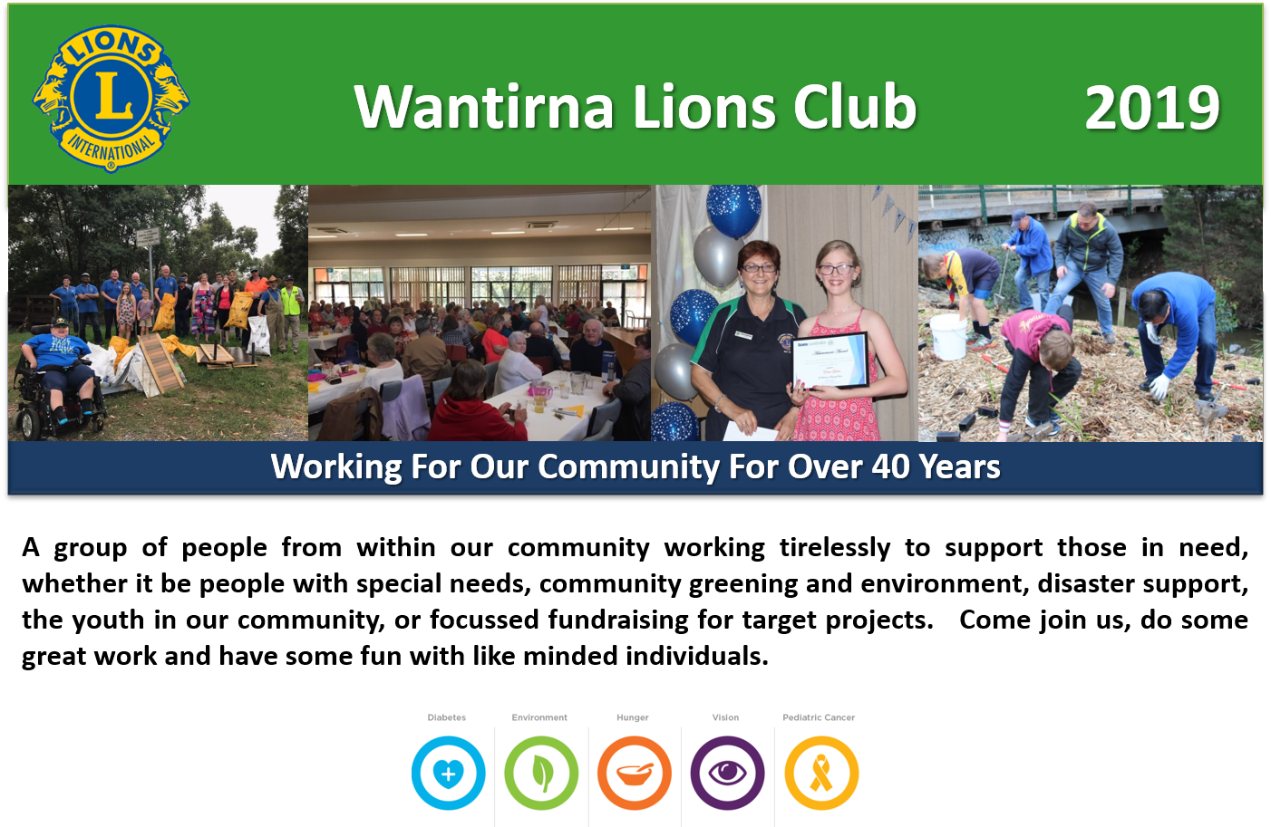 Through Our Support For Programmes Such As Lions Eye - 10 Year Warranty Clipart (1402x913), Png Download