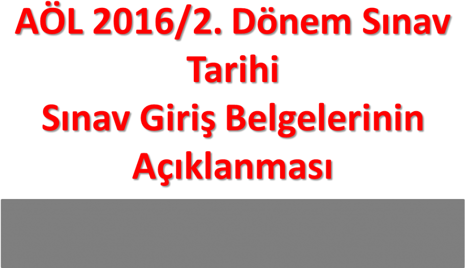 Acik Lise 2016 2 Sinav Giris Yerleri 18 19 Mart 2017 - Graphics Clipart (1024x585), Png Download