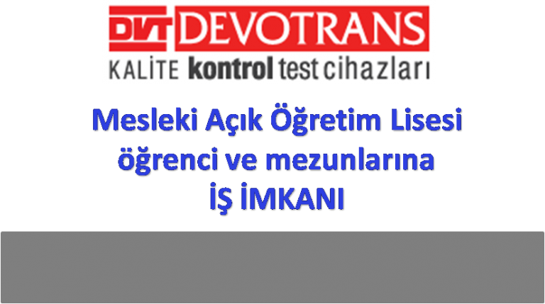 Devotrans Kalite Kontrol Test Cihazlari Is Imkani - Colorfulness Clipart (768x429), Png Download