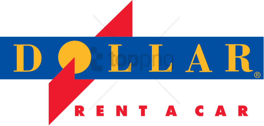 Free Png Dollar Rental Car Logo Png Image With Transparent - Dollar Car Rental Logo Clipart (850x406), Png Download
