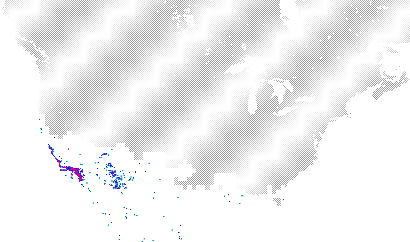 Base Map Where Plant Found - Map Of People Affected By Government Shutdown Clipart (1656x986), Png Download