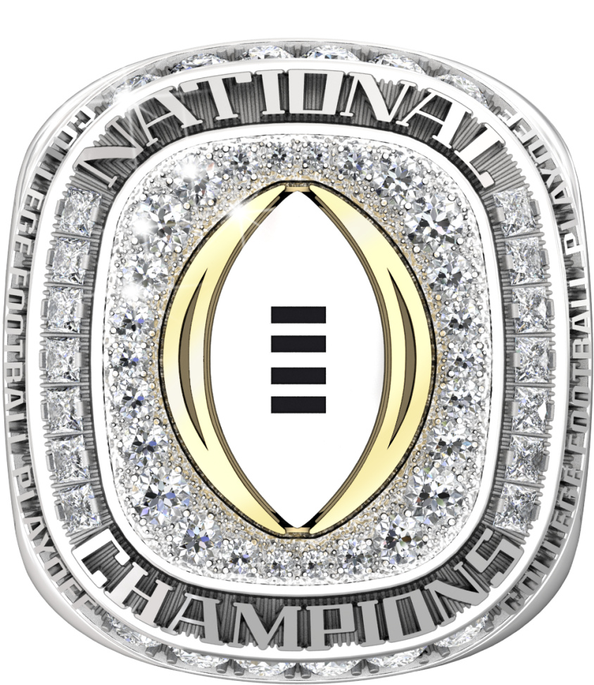 College Football Playoff Championship Ringcollege Football - Emblem Clipart (844x973), Png Download
