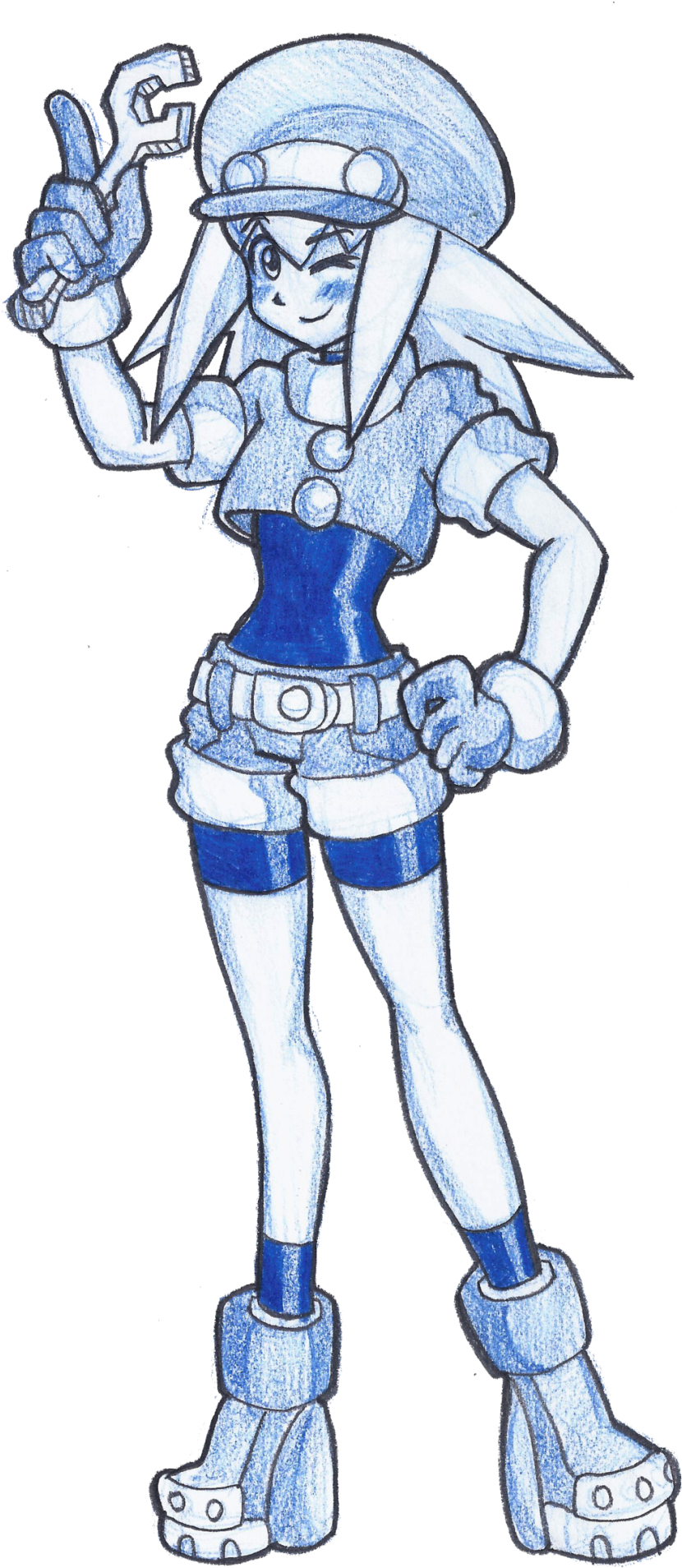 I've Been In A Very Megaman Legends Moon Lately, So - Cartoon Clipart (859x1920), Png Download