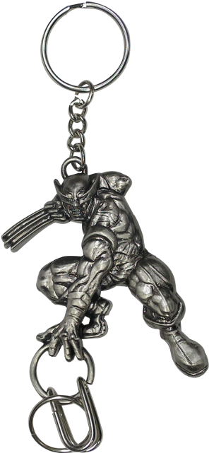 Metal Puzzle Keychains - Keychains Marvel Clipart (640x640), Png Download