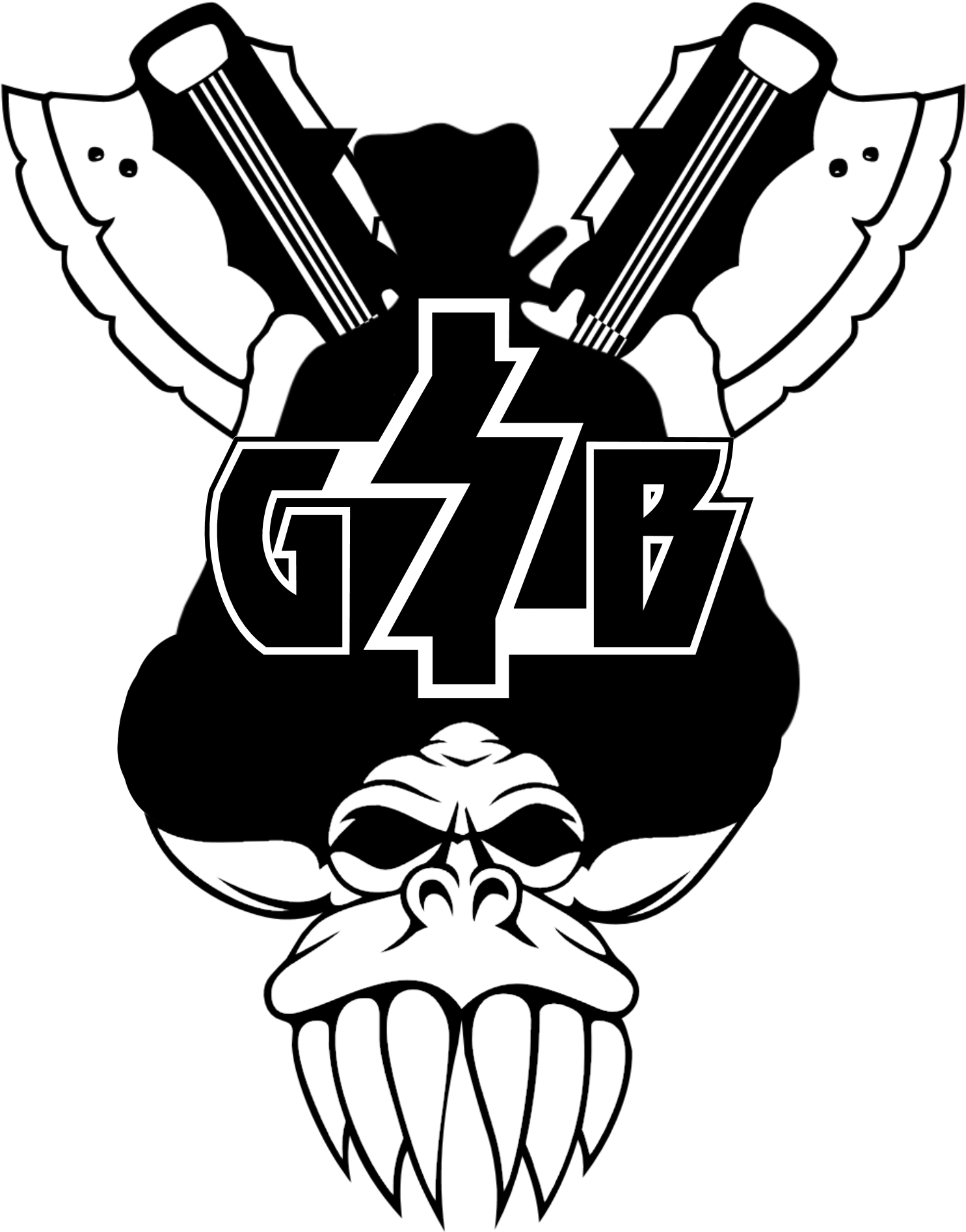Image - Gene Simmons Band Logo Clipart (2500x2500), Png Download