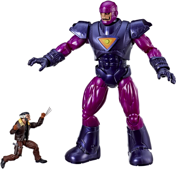 Marvel Days Of Future Past Legends Series Exclusive - Marvel Legends Wolverine And Sentinel Clipart (600x600), Png Download