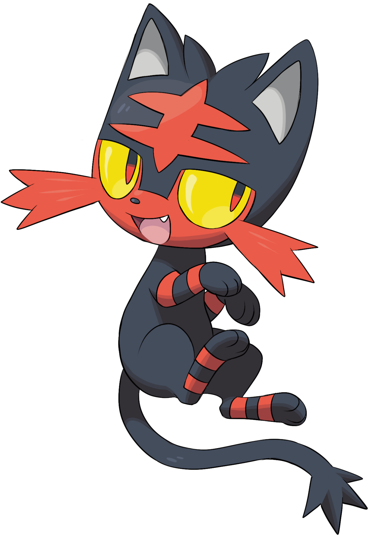 I'm Really Between It And Popplio For Who I'm Gonna - Pokemon Litten Clipart (1280x1822), Png Download