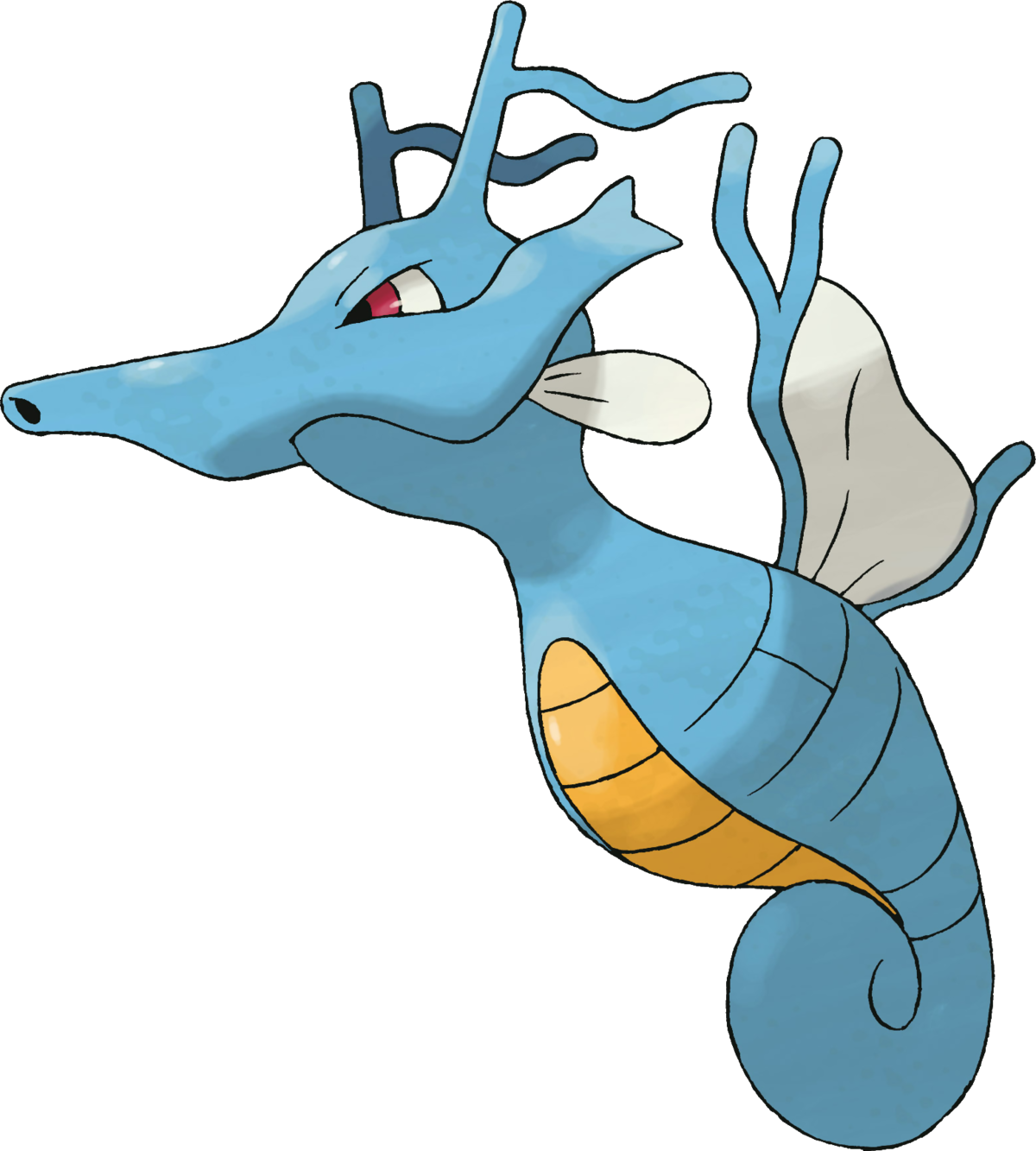 Kingdra - Pokemon Kingdra Clipart (972x1080), Png Download