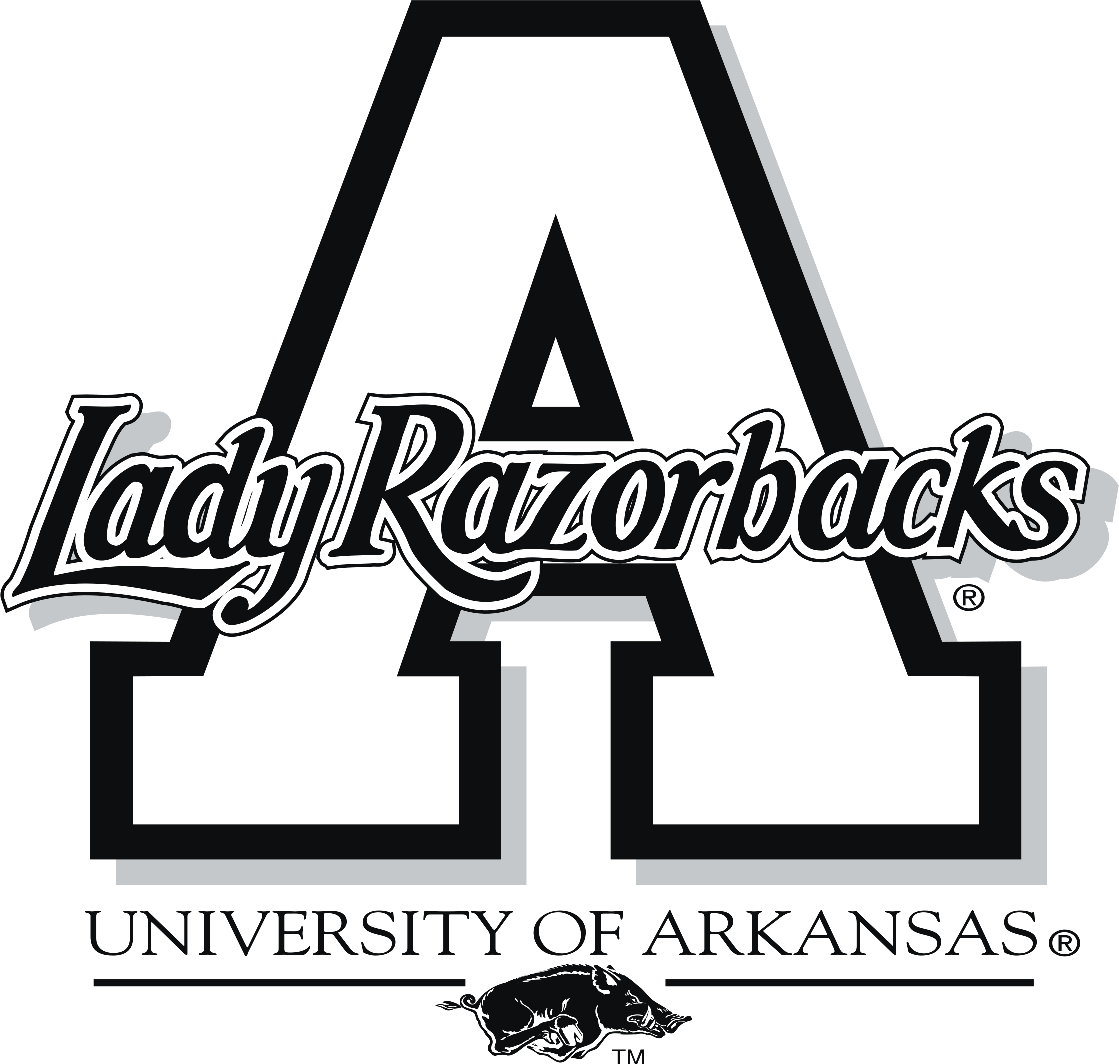 Lady Razorbacks Logo Png Transparent Freebie Supply Clipart - Large ...