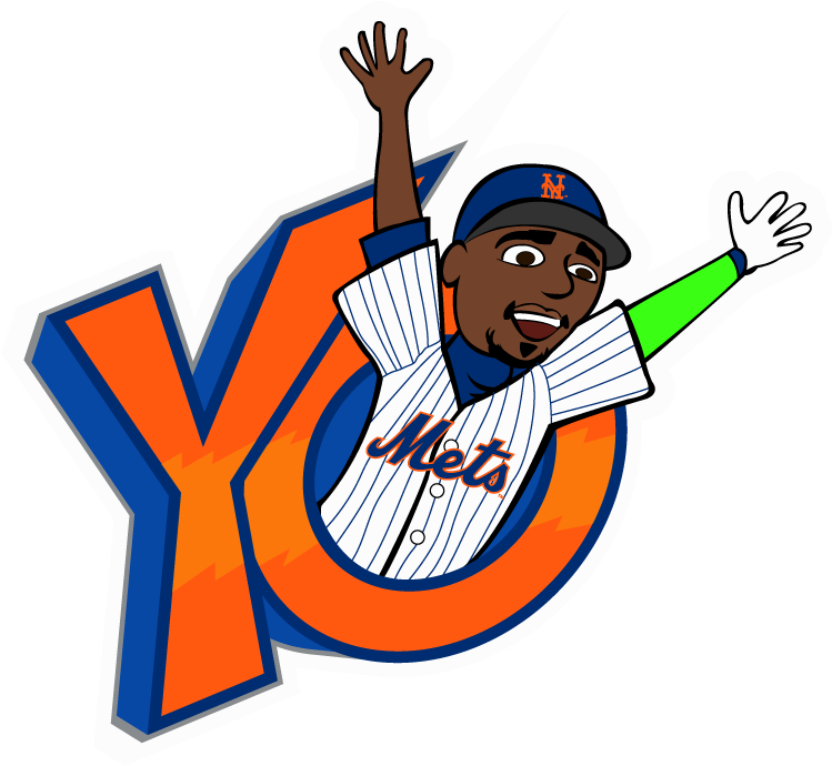 Bitmoji-style Sticker I Designed Of Yoenis Cespedes - Logos And Uniforms Of The New York Mets Clipart (800x800), Png Download