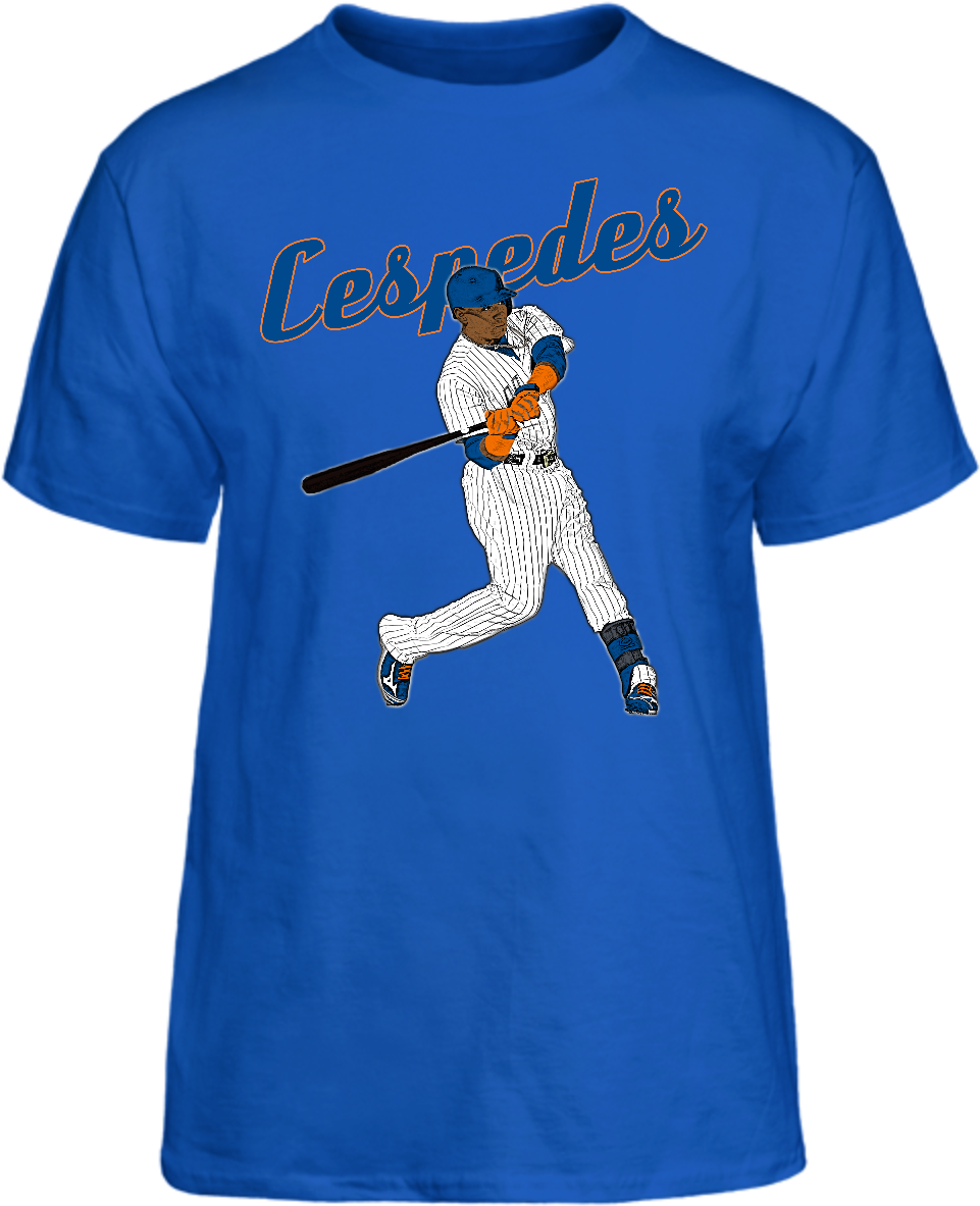 Yoenis Cespedes Mets T-shirt - Mensajes Para Camisetas De Abuelos Clipart (1000x1456), Png Download