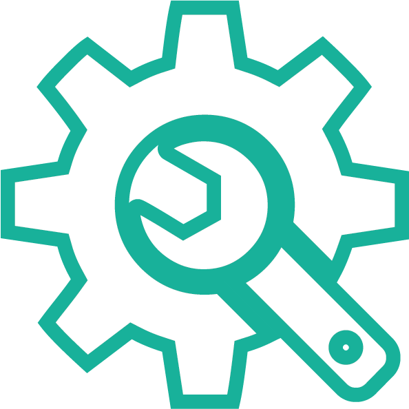 Cogwrench - Emblem Clipart (594x594), Png Download