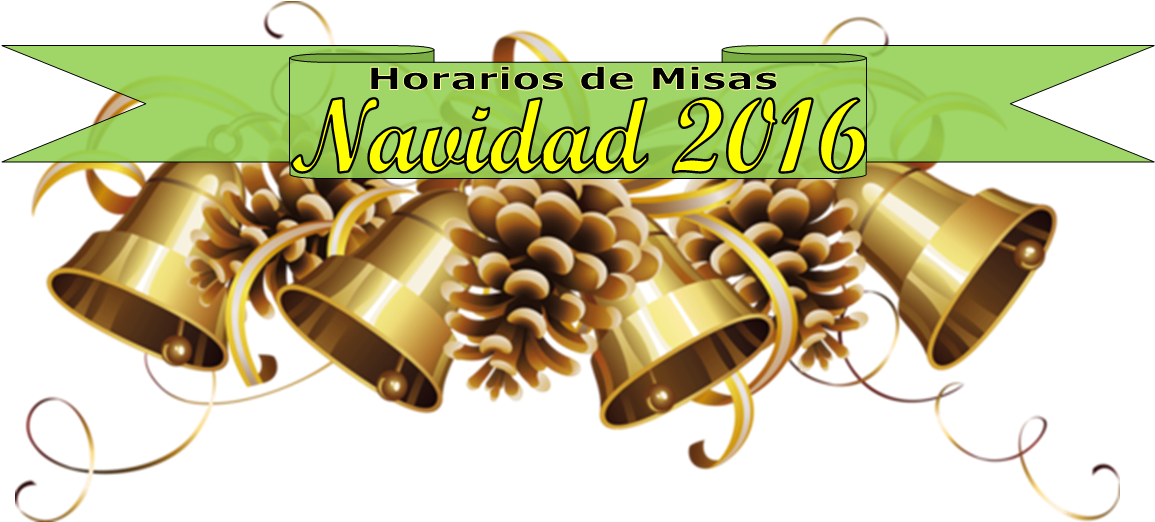 Horario De Misas Navidad - 2012 Clipart (1211x553), Png Download
