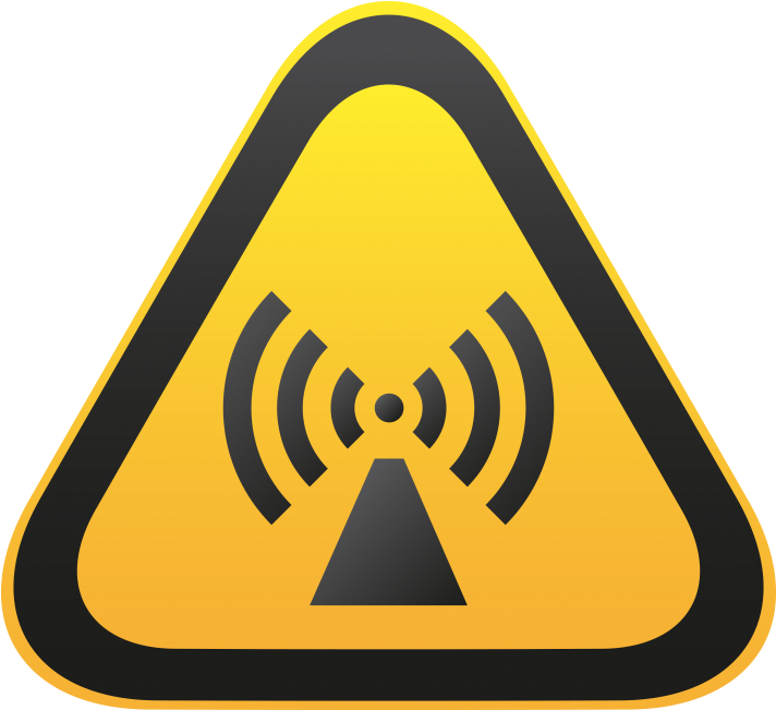 Png File - Non Ionising Radiation Sign Clipart (866x650), Png Download