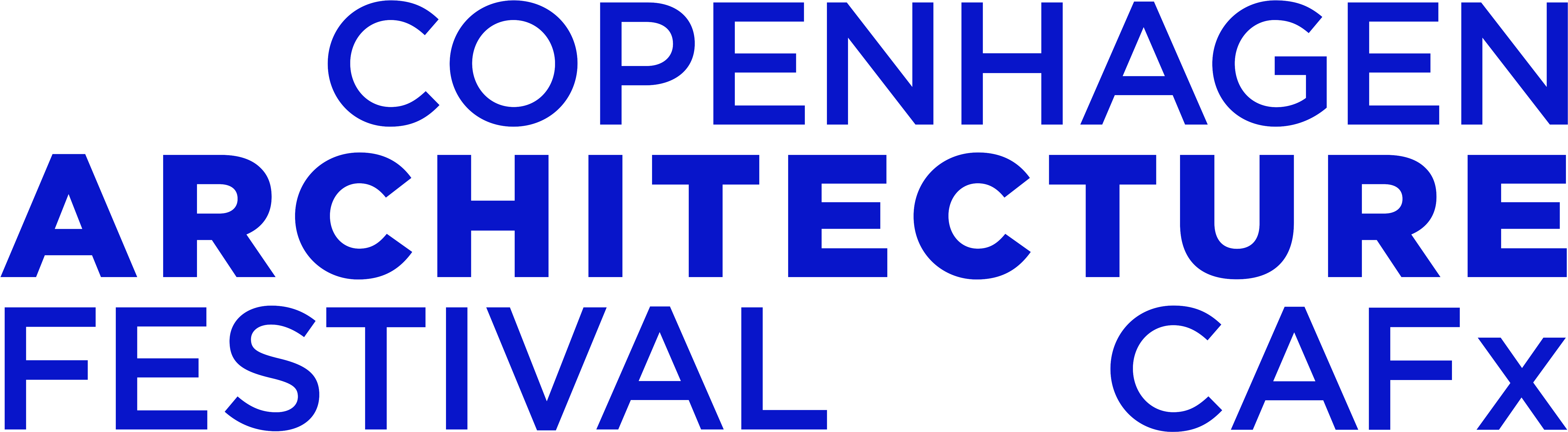 Copenhagen Architecture Festival Logo Clipart (7016x2362), Png Download