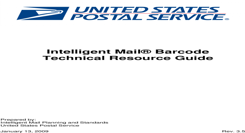 Intelligent Mail Barcode Technical Resource Guide - Ink Clipart (1200x630), Png Download