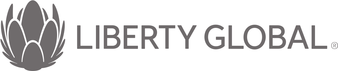 Liberty Global 2018 Logo - Black-and-white Clipart (1280x278), Png Download