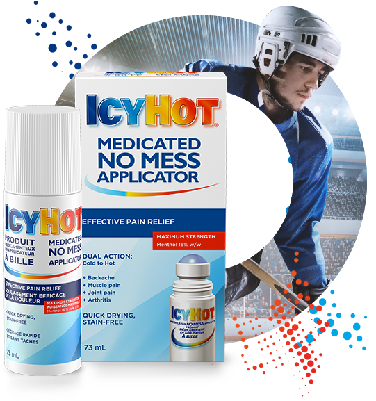 Icy Hot® Medicated No Mess Applicator - Blue-collar Worker Clipart (633x644), Png Download