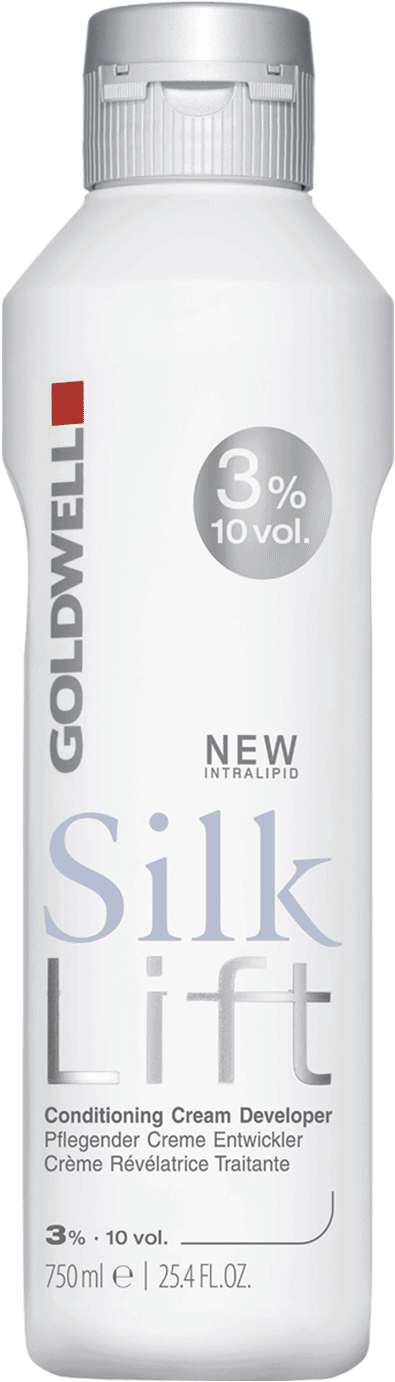 10 Volume Conditioning Cream Developer - Goldwell Silk Lift Ash 3% Clipart (1600x1600), Png Download