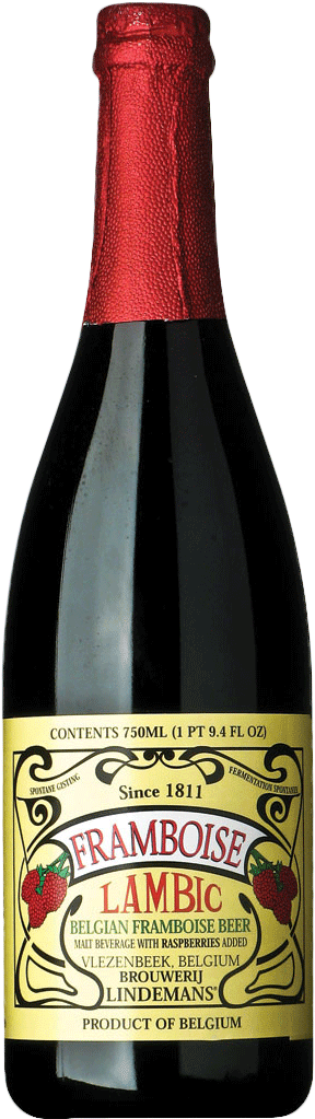 Lambic Framboise - Glass Bottle Clipart (750x1050), Png Download