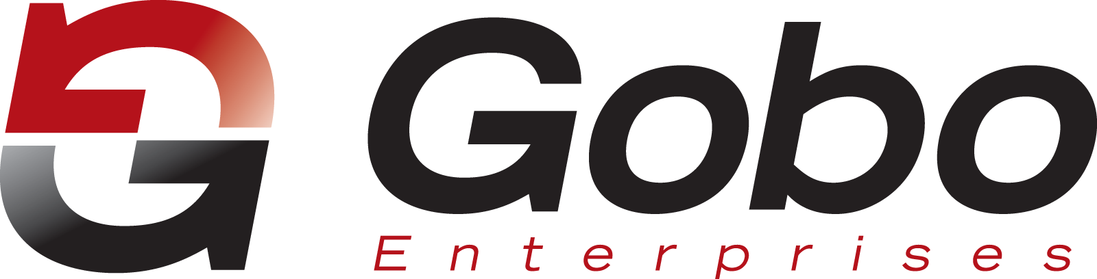 Gobo Logo Color - Gobo Enterprises Clipart (1600x408), Png Download