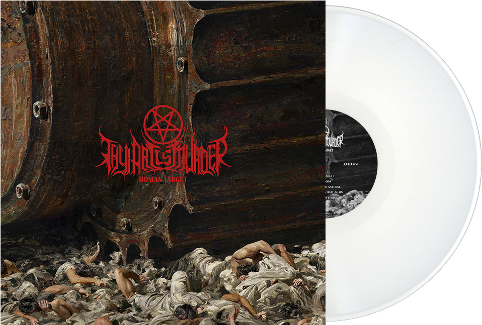 Thy Art Is Murder Human Target White Vinyl - Thy Art Is Murder Human Target Clipart (1000x1000), Png Download