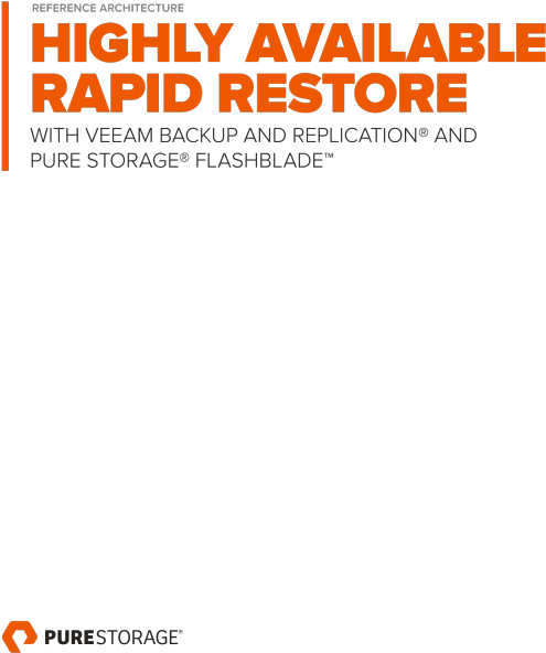 Highly Available Rapid Restore With Veeam Backup & - Orange Clipart (695x901), Png Download