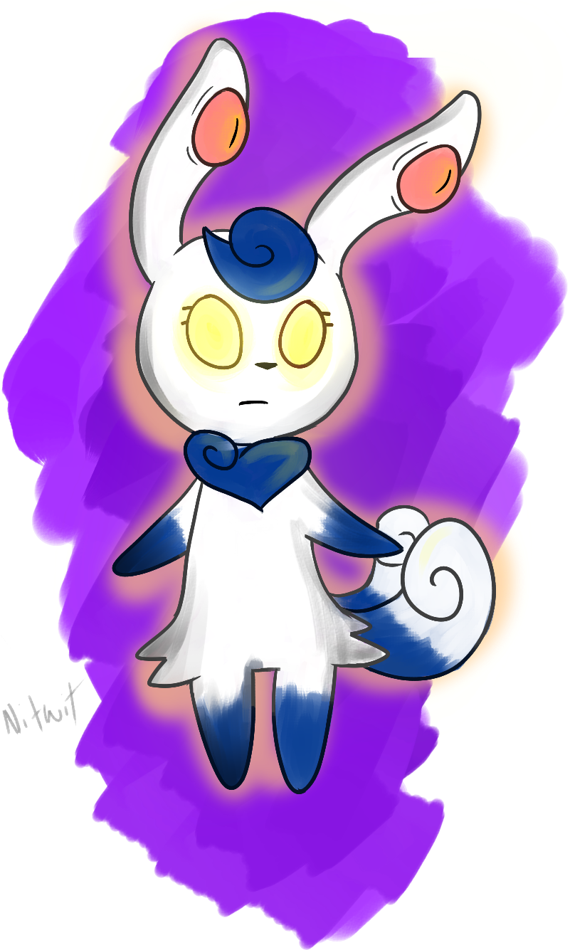 Meowstic - Cartoon Clipart (800x1400), Png Download