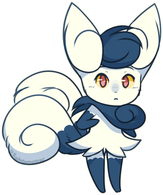 Hey I Haven't Doodled A Stock Meowstic In Years Https - Cartoon Clipart (604x680), Png Download