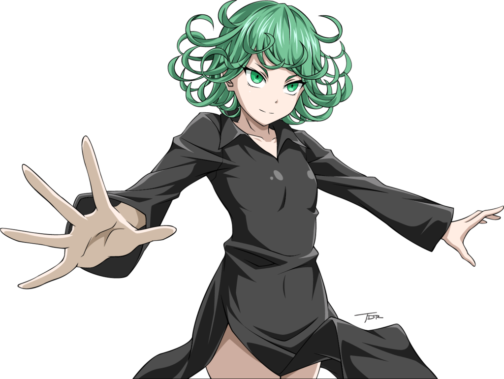 타츠마키 모음 - One Punch Man Tornado Png Clipart (1024x770), Png Download