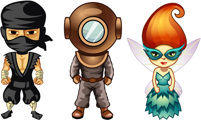 Sanalika Karakter Png - Cartoon Clipart (720x450), Png Download