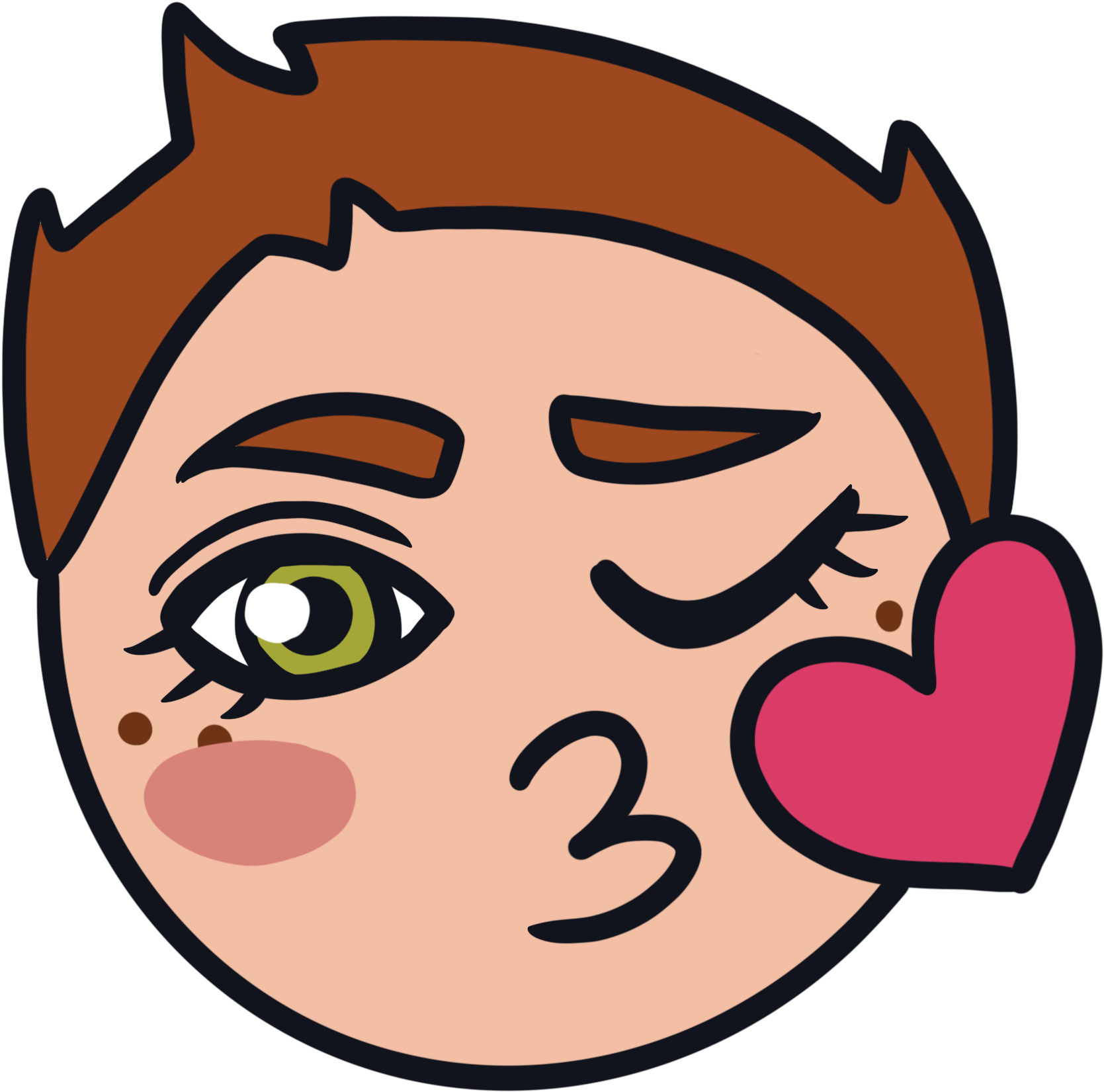 1" Emoji Magnets Clipart (1750x1750), Png Download