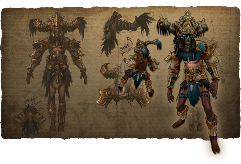 D3 巫 醫 套裝 Clipart (800x544), Png Download