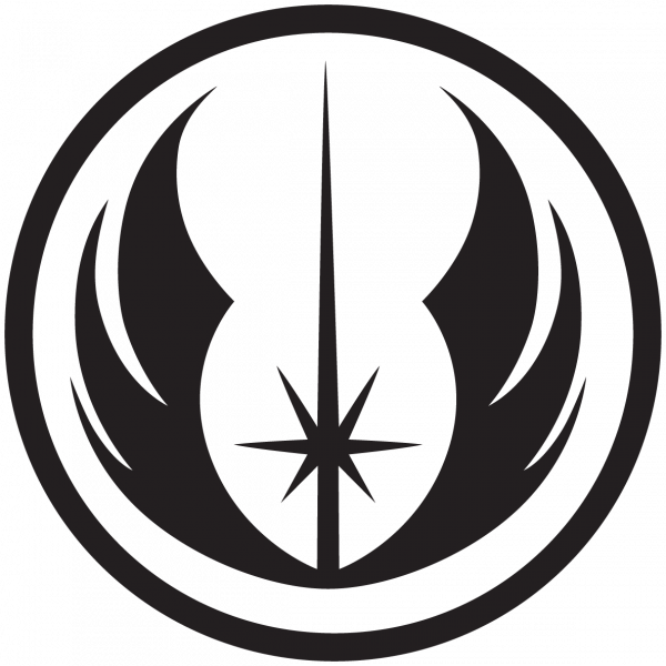 Jedi Order Symbol - Jedi Symbol Clipart (600x600), Png Download