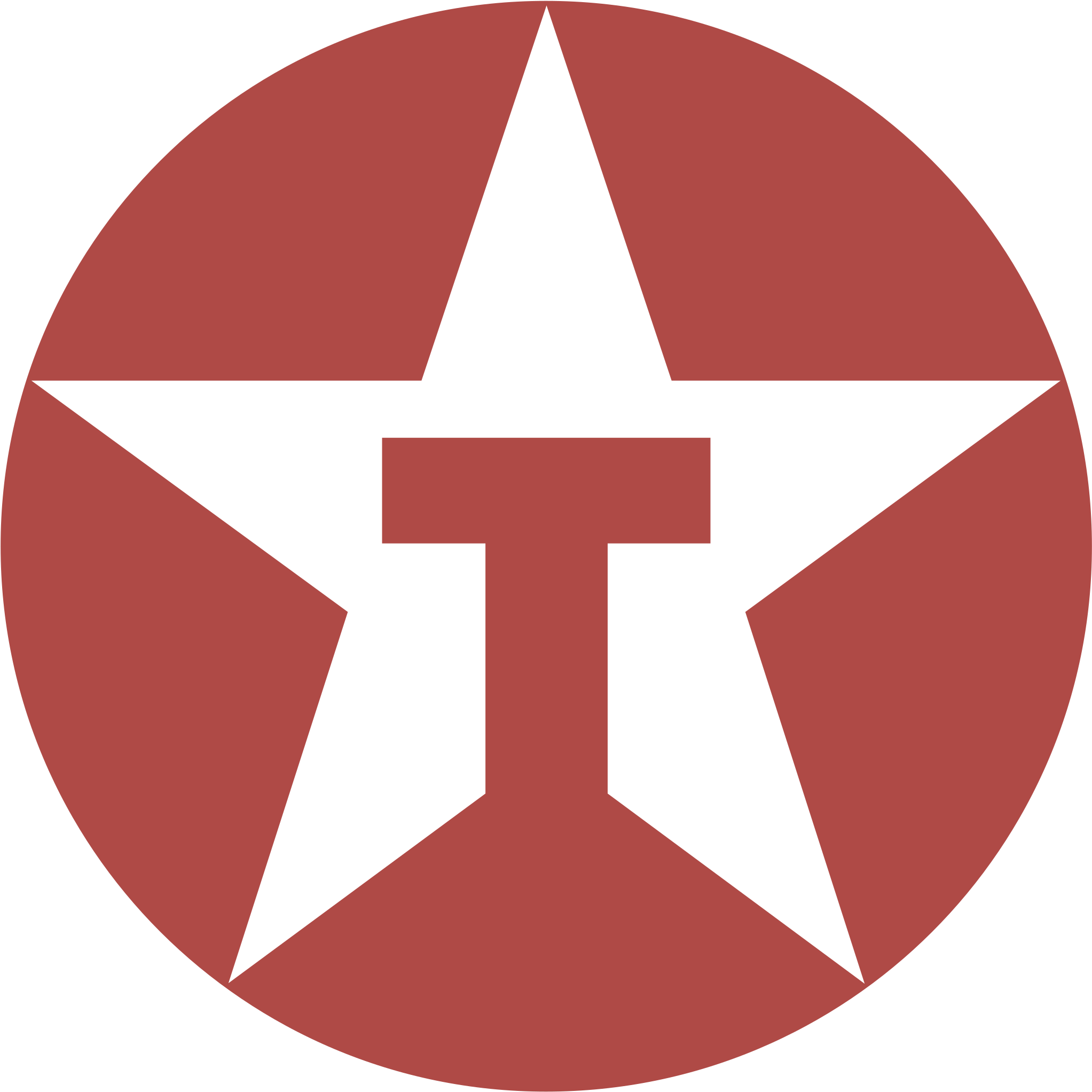 Texaco Logo Png Transparent - Logo Texaco Clipart (2045x2045), Png Download