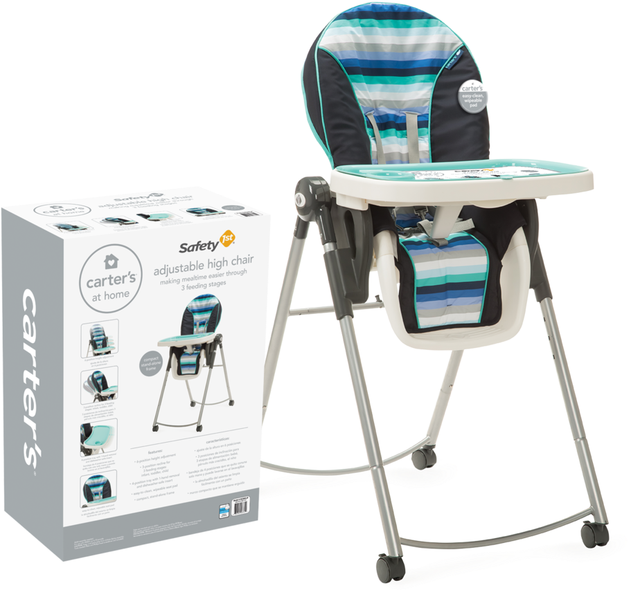 Carters Hc206cjp Instore Beauty , Png Download - Purple Winnie The Pooh High Chair Clipart (911x853), Png Download