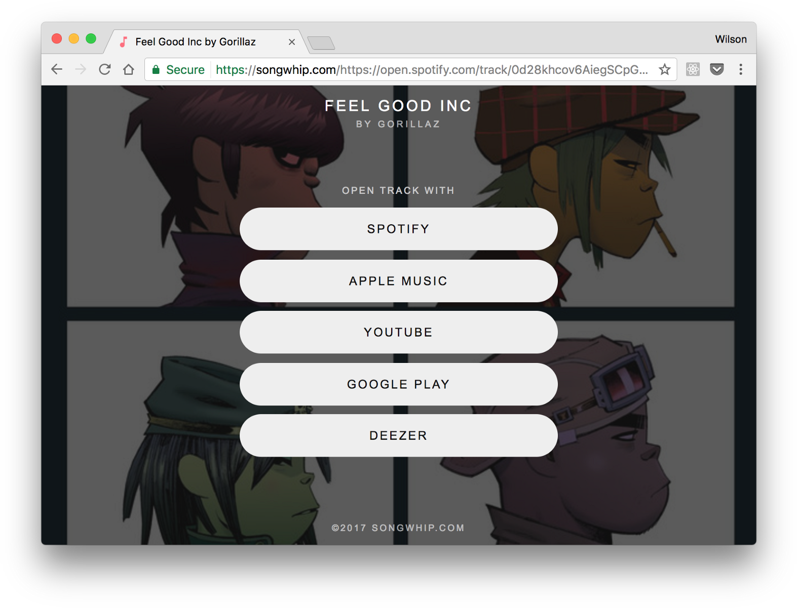 Songwhip Announces Support For Google Play Music - Gorillaz Demon Days Clipart (1600x1221), Png Download