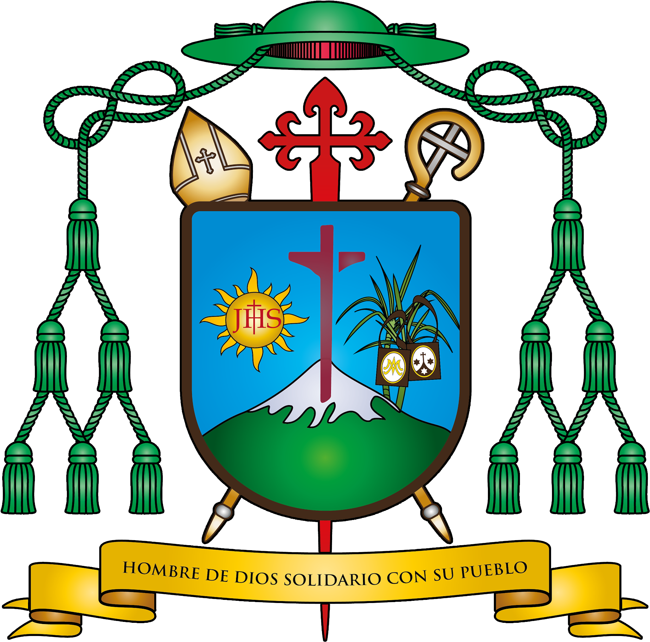 Escudo Mons Alfredo - Герб Любомира Гузара Clipart (2100x2100), Png Download