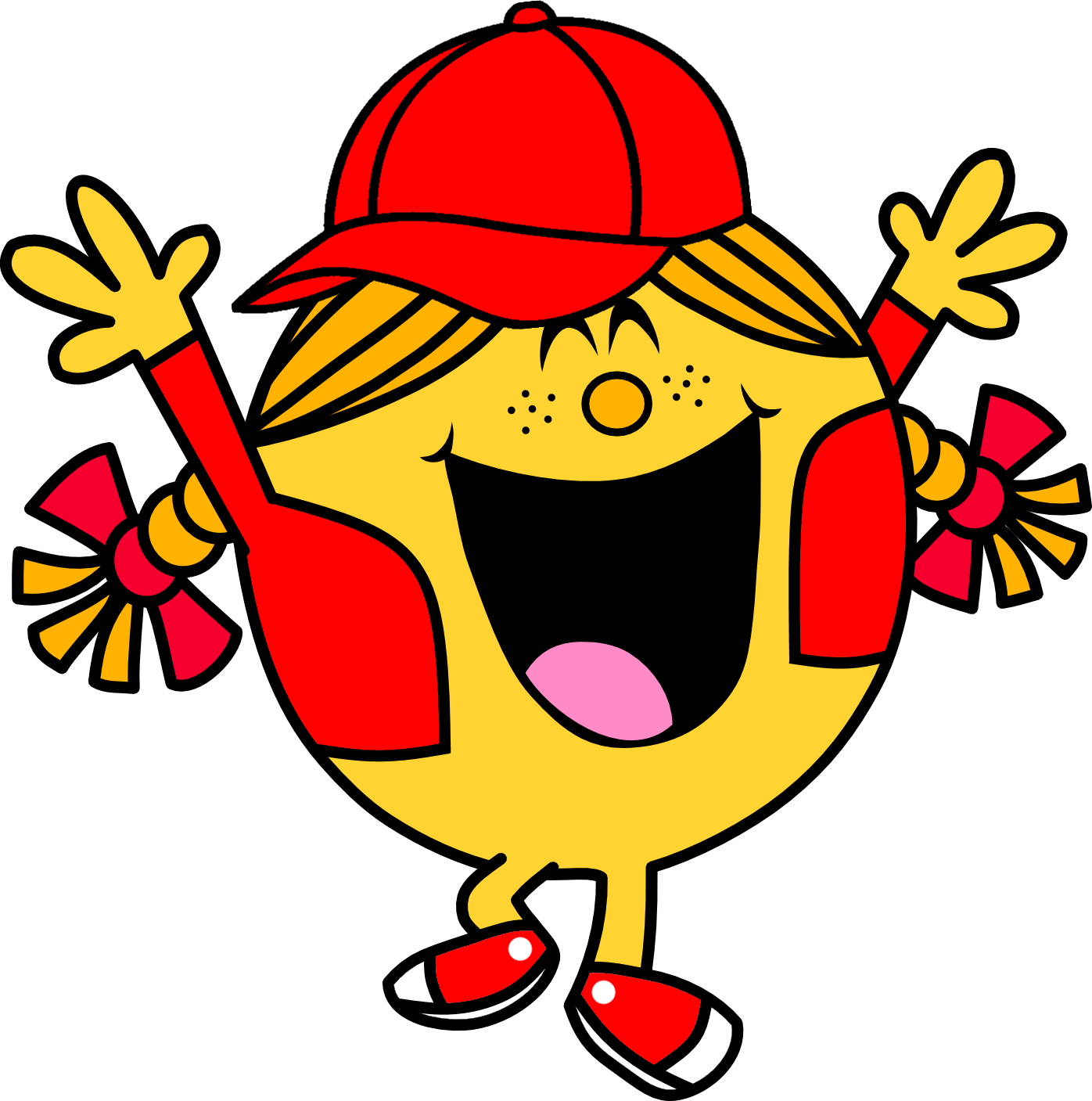 Mr Men Png - Little Miss Sunshine Happy Clipart (1396x1407), Png Download