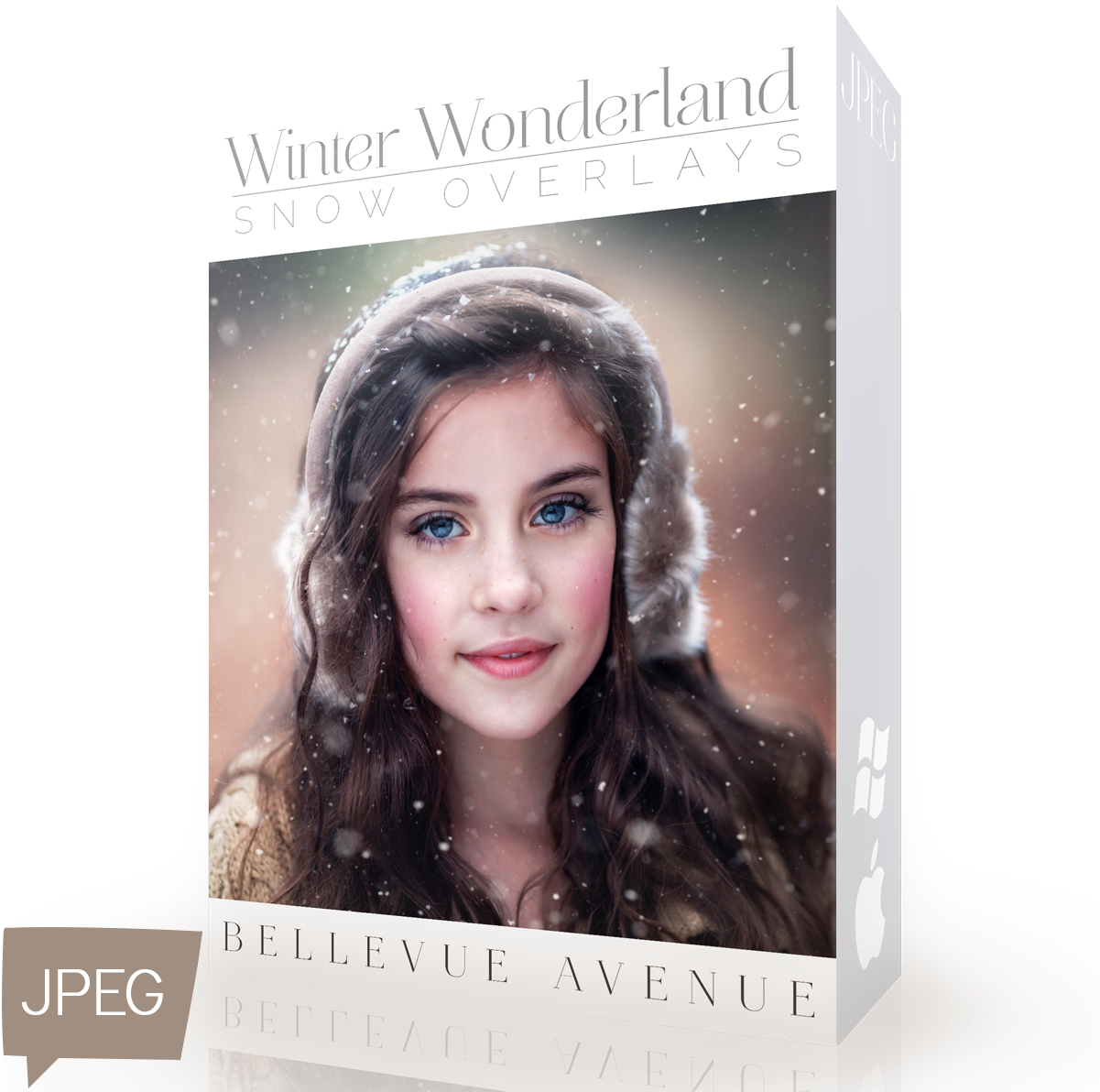Winter Wonderland Snow Overlays , Png Download - Girl Clipart (1201x1192), Png Download