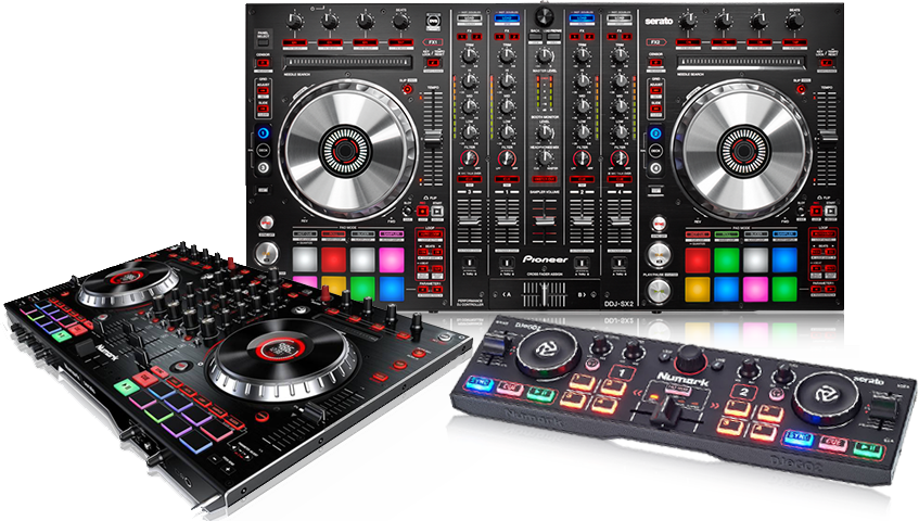 Dj Controllers Supported By Dex 3 Dj Software - Controladora Pioneer Ddj 200 Clipart (847x480), Png Download