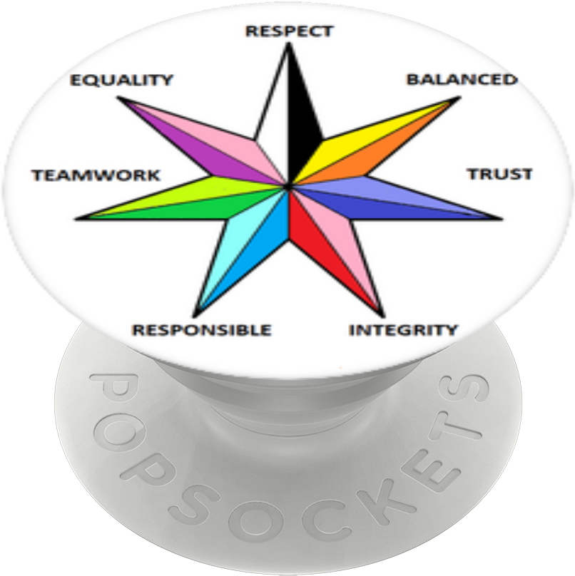 7 Core Values, Popsockets - Circle Clipart (989x1000), Png Download