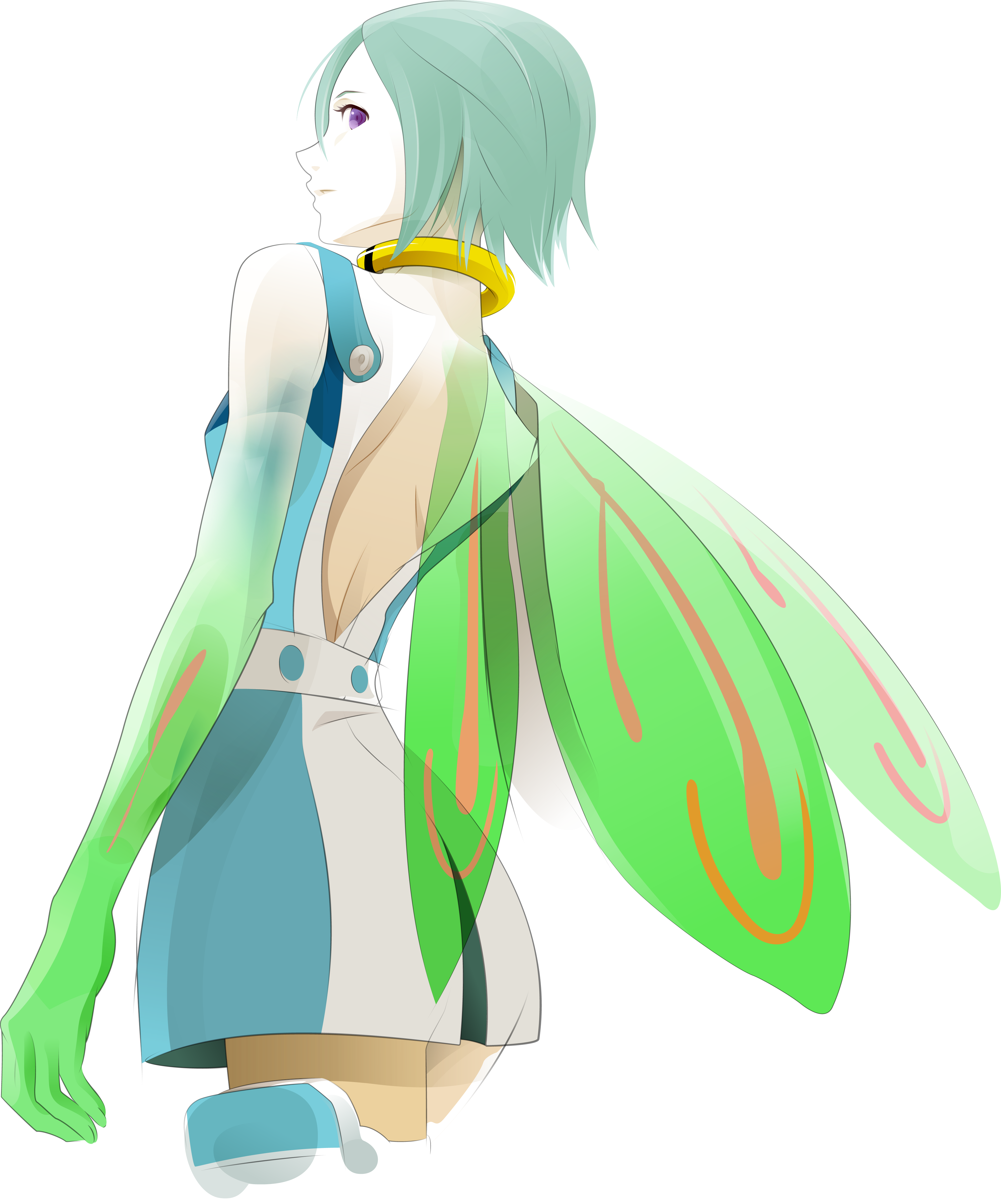 Eureka Seven Eureka Png , Png Download - Eureka Seven Eureka Png Clipart (3947x4748), Png Download