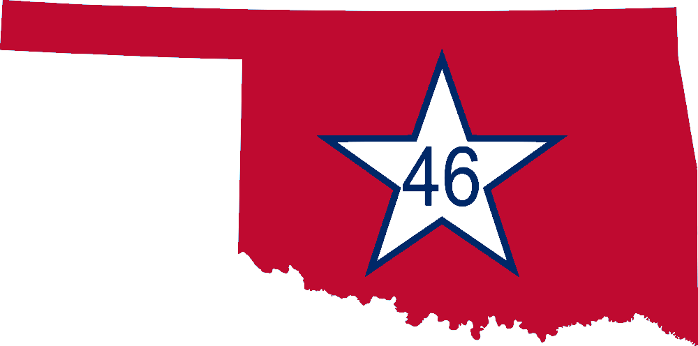 Oklahoma Vector Map - Kansas Gerrymandering Clipart (1000x496), Png Download