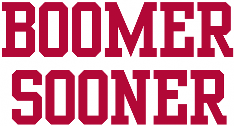 Oklahoma Sooners Iron On Stickers And Peel-off Decals - Oklahoma Sooner Logo Png Clipart (750x930), Png Download