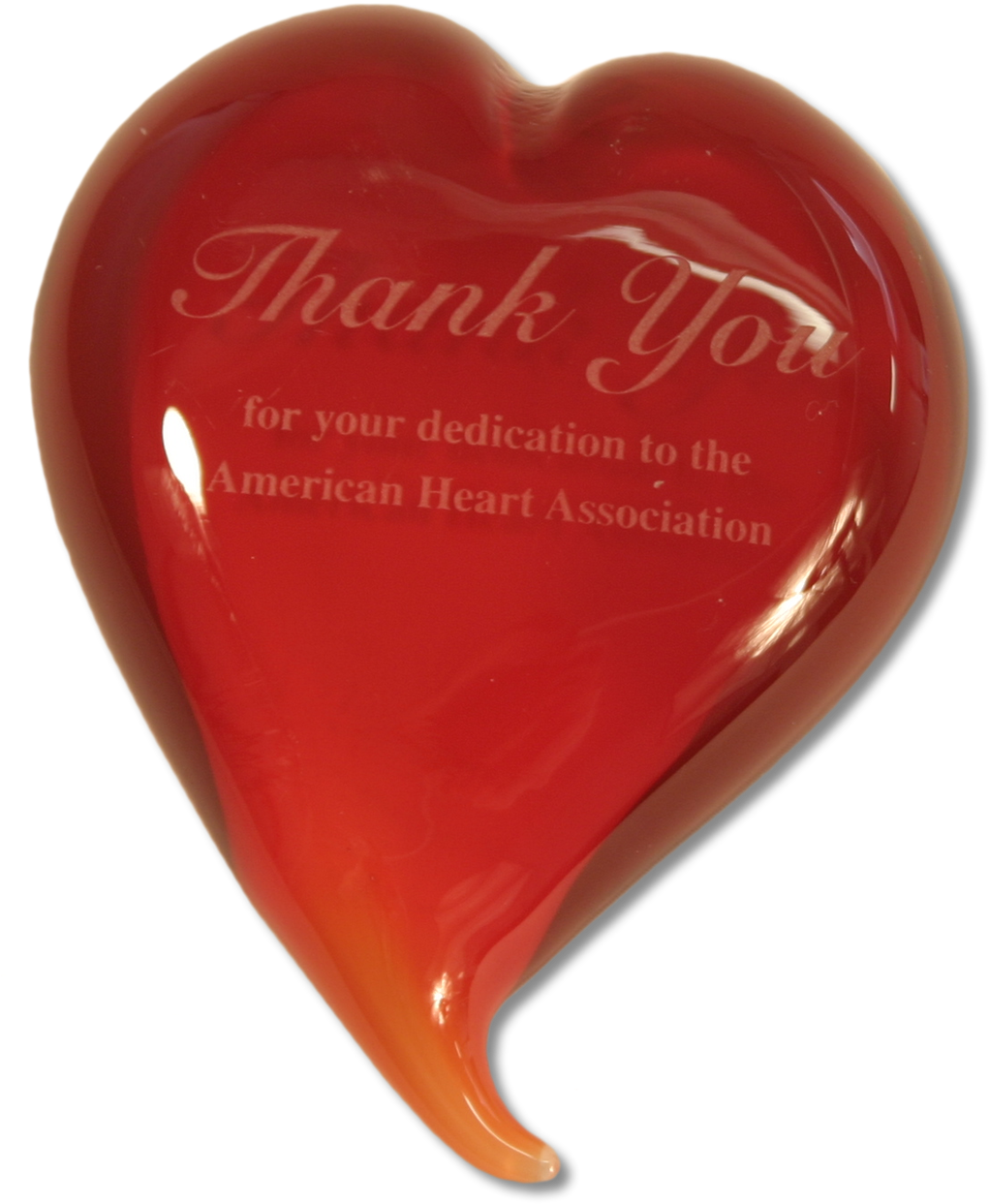Ruby Glass Heart Paperweight - Heart Clipart (1045x1280), Png Download