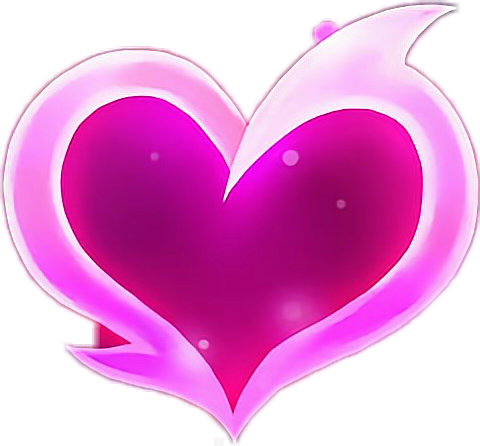 #anime #kawaii #corazones💕🐻 #lol #enamorados - Heart Clipart (480x446), Png Download