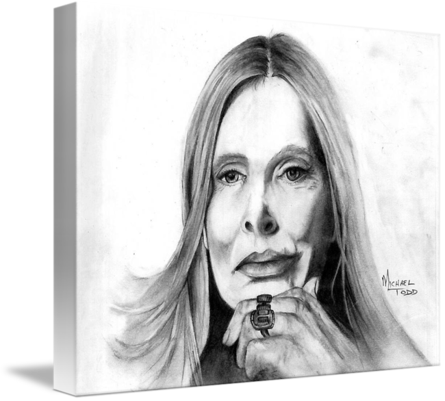 Madonna Drawing Celebrity Female - Girl Clipart (650x586), Png Download