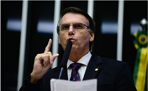 Jair Bolsonaro Discursando Na Câmara Clipart (1000x312), Png Download