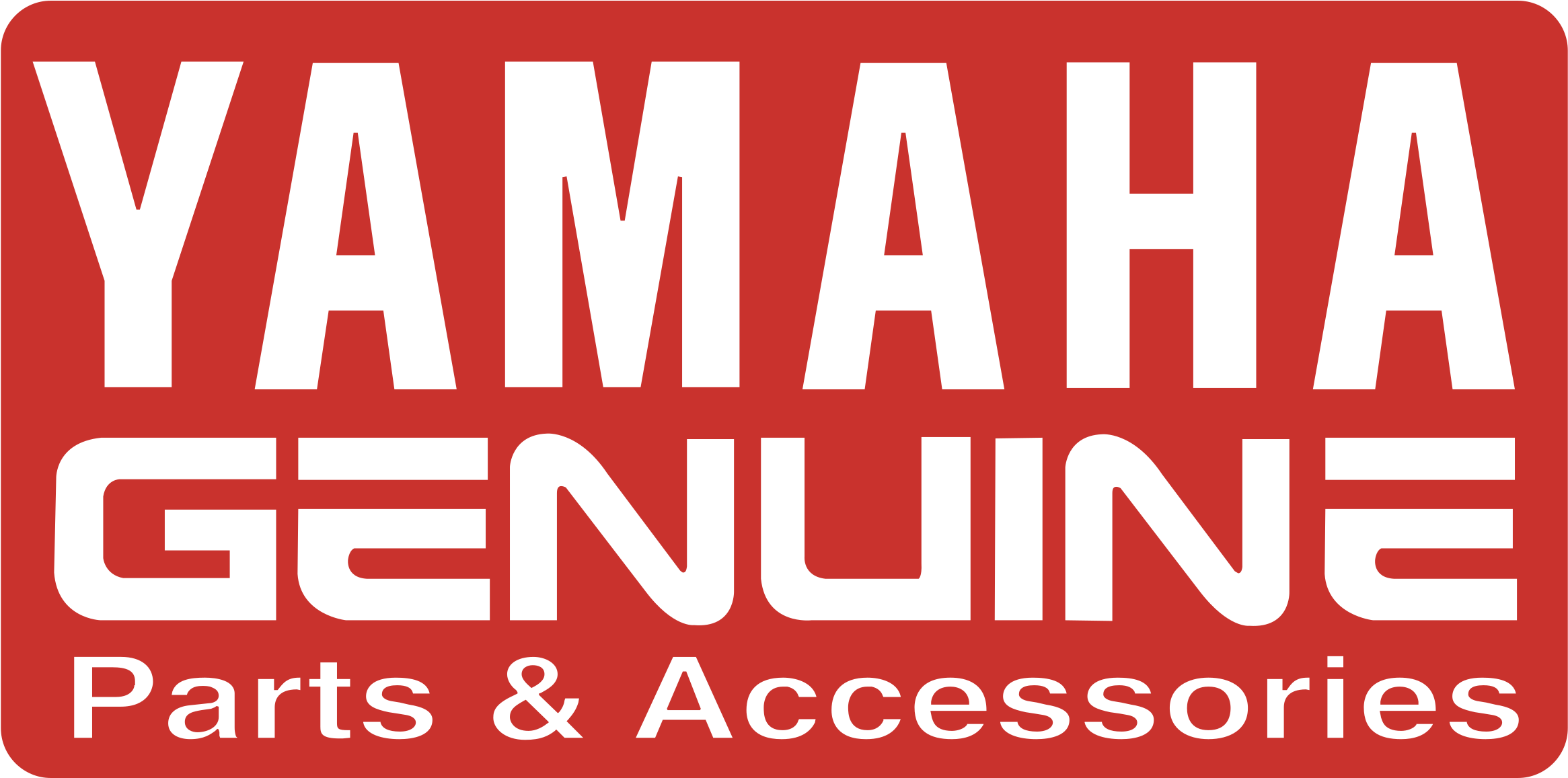 Yamaha Genuine Logo Png Transparent - Yamaha Genuine Clipart (2400x2400), Png Download